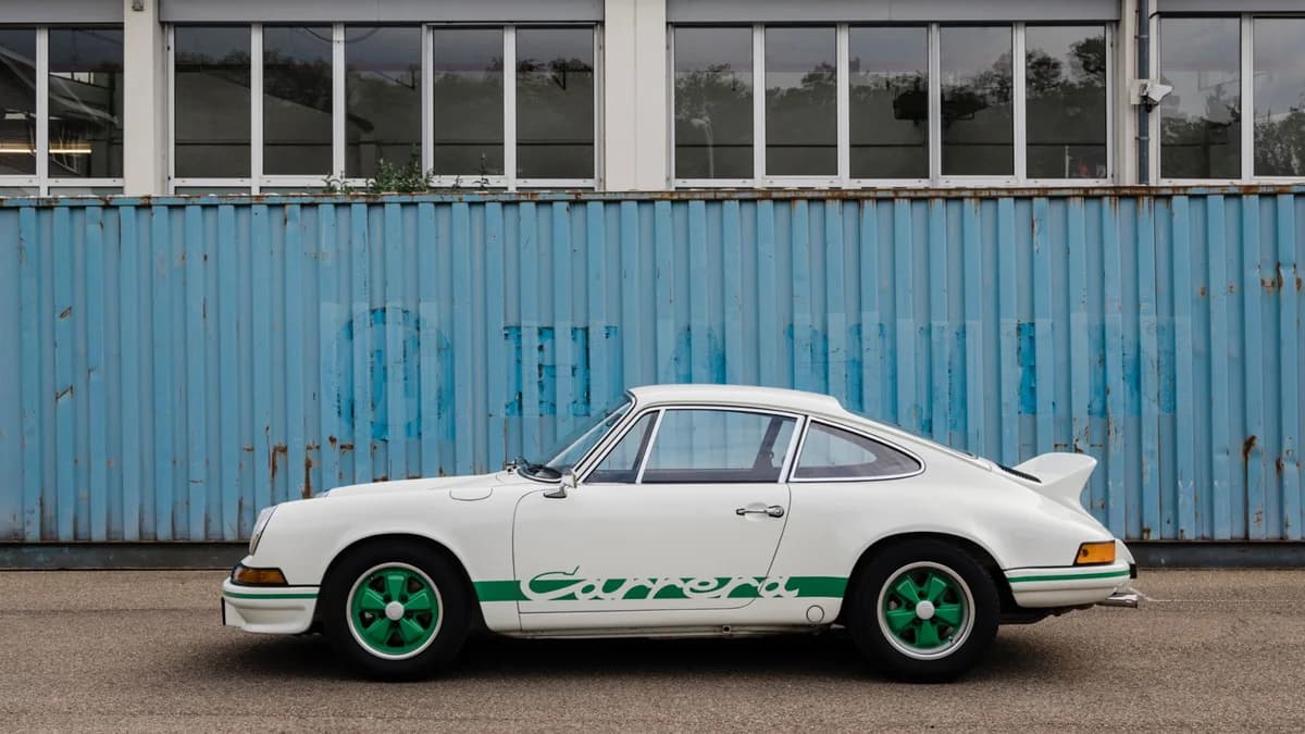 Porsche 911 Carrera RS 2.7 artwork
