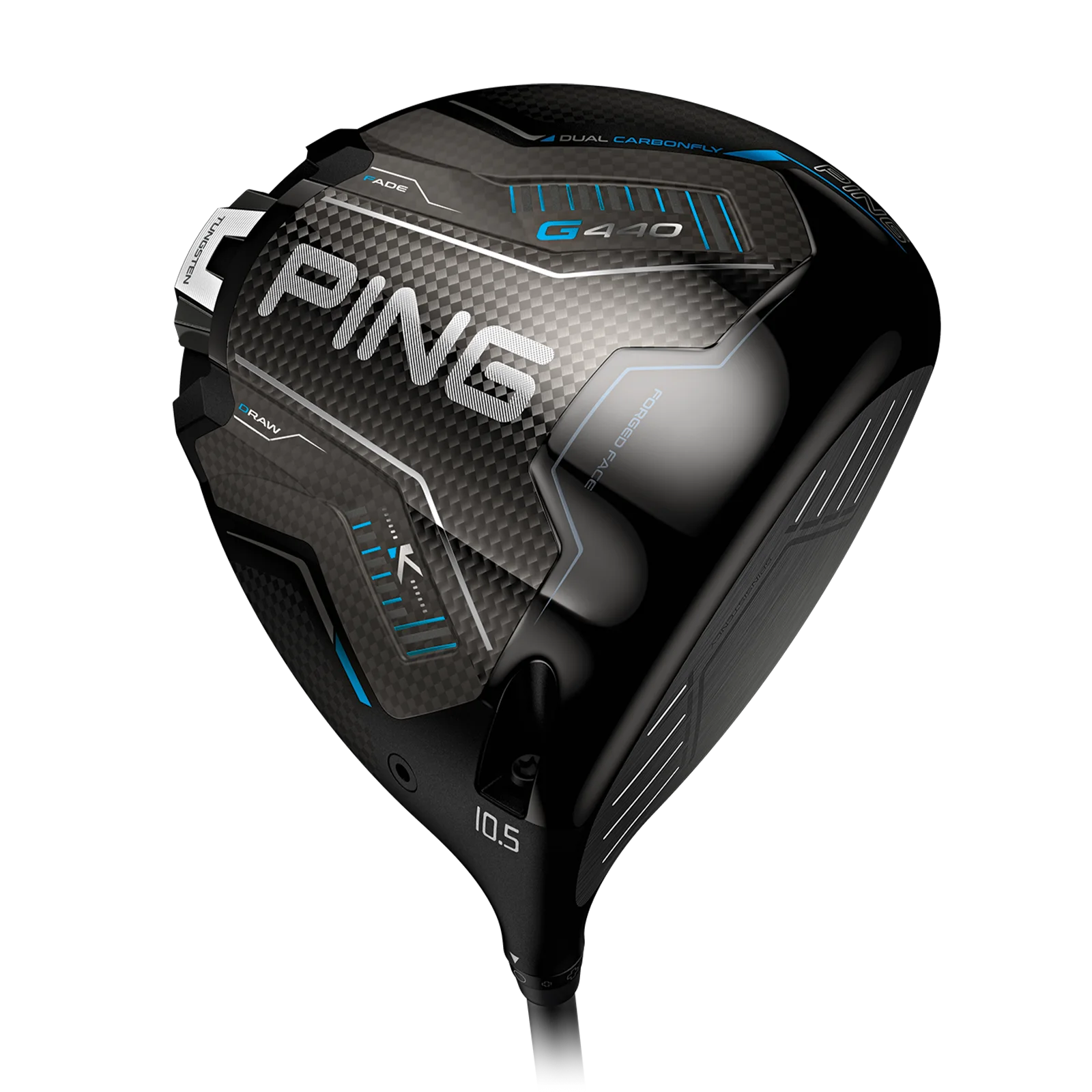 The Ping G440 K driver head from the sole